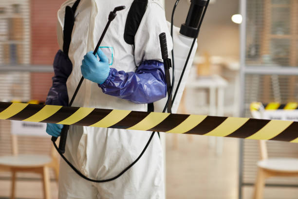 Professional Blood Cleanup technician working in Union City, IN
